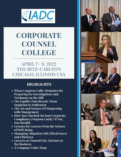 2022 Corporate Counsel College